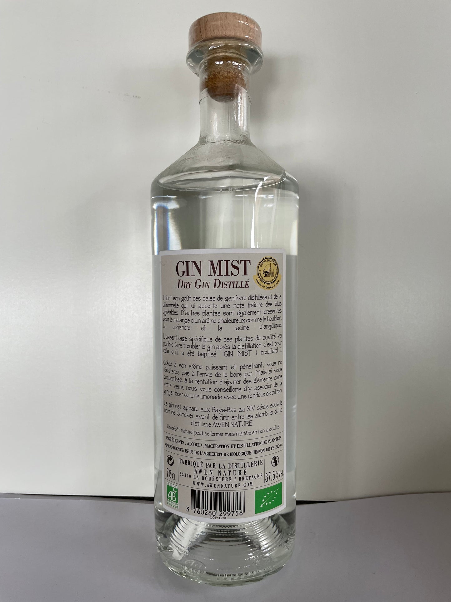 Awen Nature Organic Gin