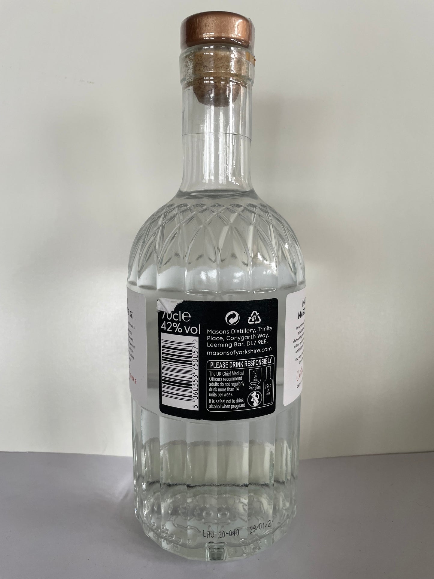 Masons Yorkshire Dry Lavender Gin