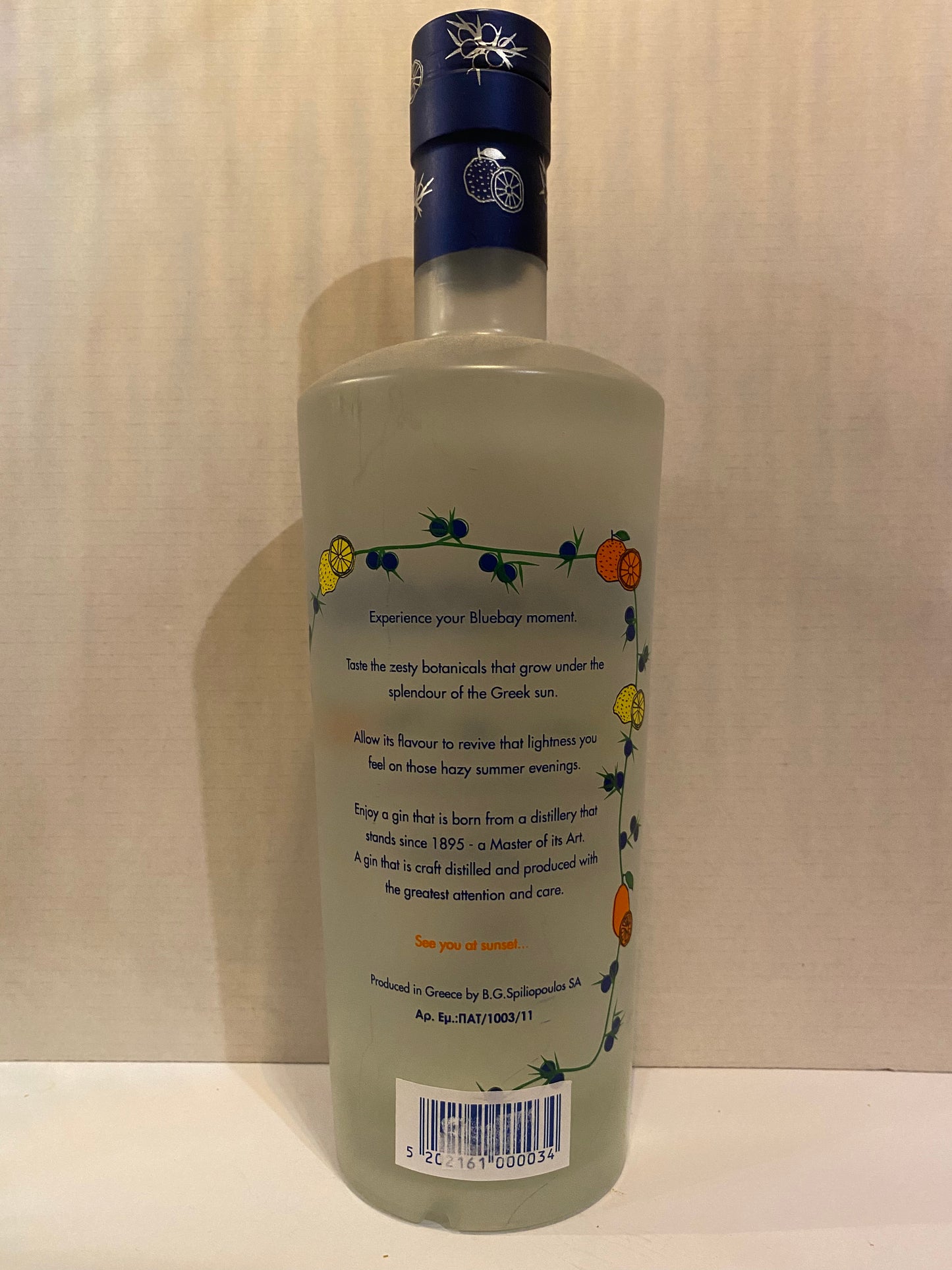 Bluebay Distilled Dry Gin